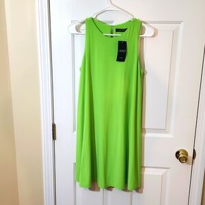 NWT Lauren Ralph Lauren Sleeveless Green Dress
